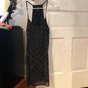 Black beaded dress